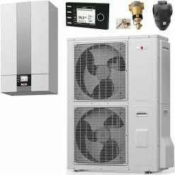 WOLF Split Luft/Wasser-Wärmepumpen-Paket BWL-1S-14/400V Mit Bedienmodul Und Zubehör - 9146524W01