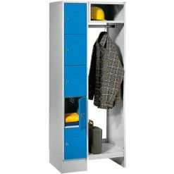 Wolf Schließfachgarderoben-System - 5 Abteile Links, 5 Kleiderbügel - -WOLF Geschäft 71593960 5