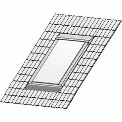 WOLF Indach-Montage-Set - Falz-Ziegel - Für 1 Kollektor TopSon F3-1 / CFK-1 - 2485044