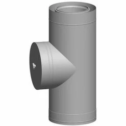 WOLF Revisionsstück Für LAS An Fassade - Edelstahl - DN 80/125 - Länge 250 Mm - 2651660